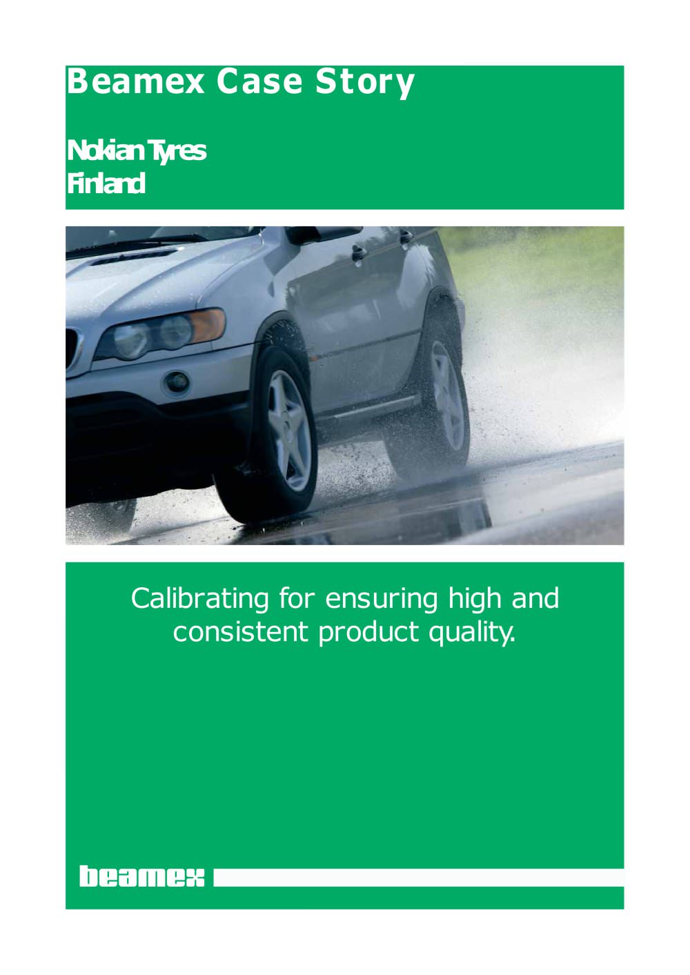 Case Story Nokian Tyres- Ensuring high and consistent product quality - Beamex