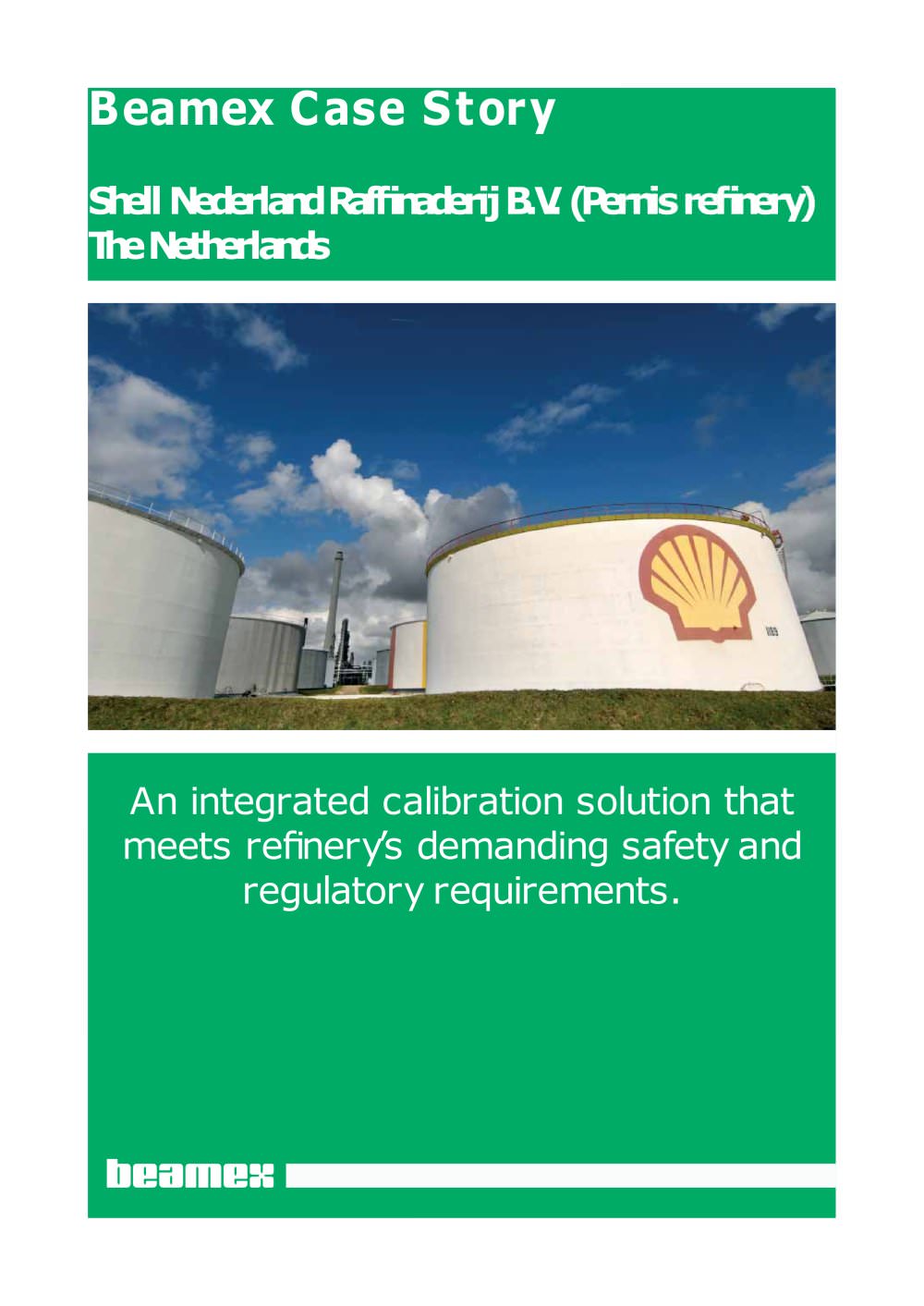 Case Story Shell- Meeting demanding safety and regulatory requirements - Beamex