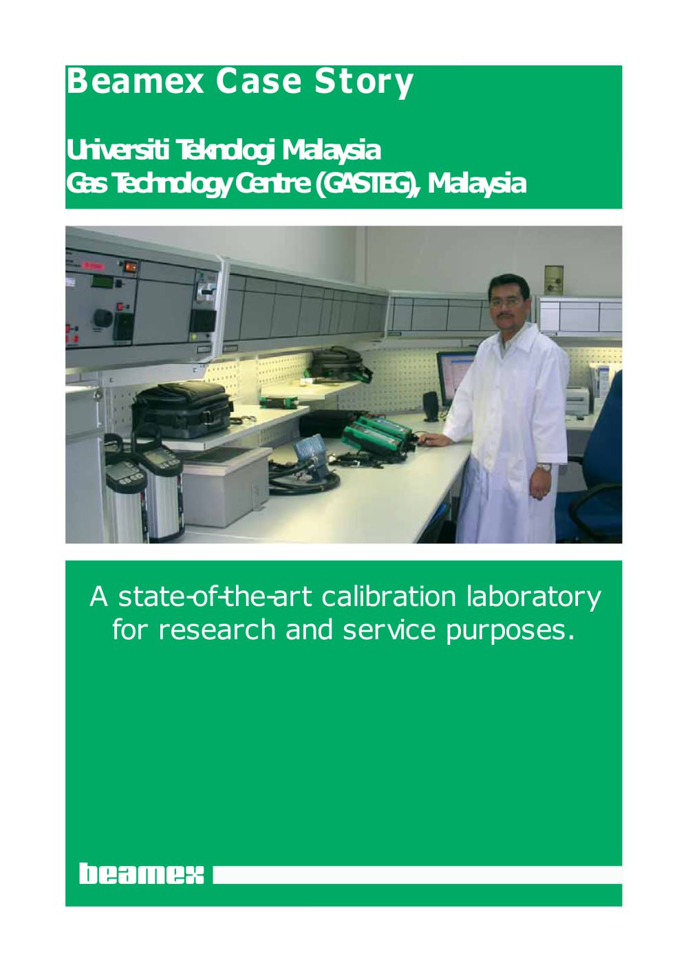 Case Story Universiti Teknologi Malaysia- A state-of-the-art calibration laboratory - Beamex