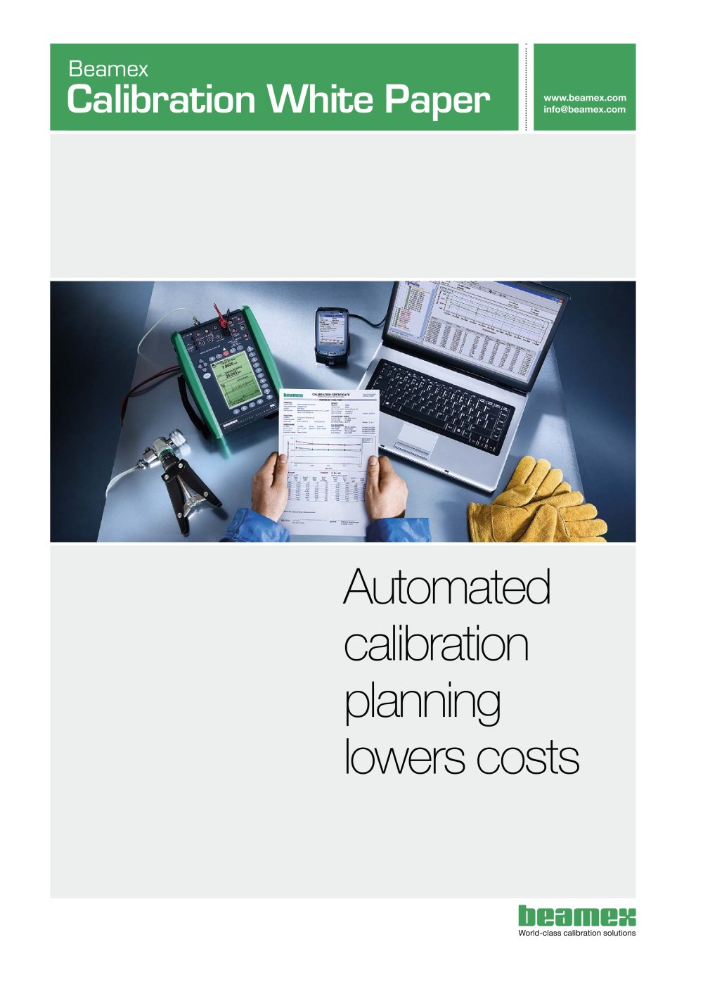 White Paper- Automated Calibration Planning Lowers Costs - Beamex