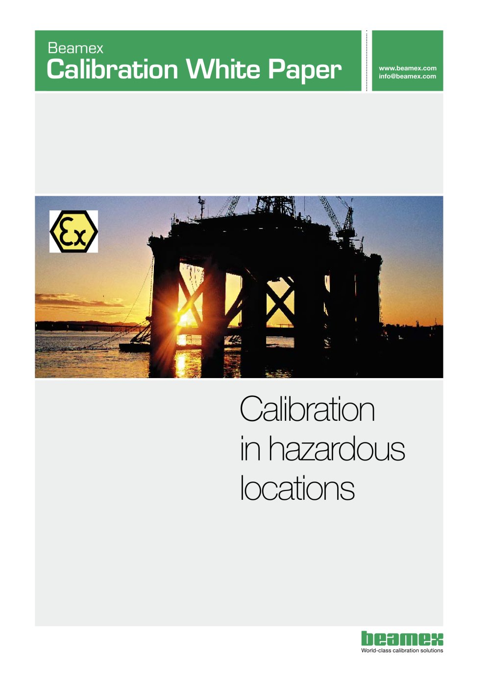 White Paper- Calibration in Hazardous Locations - Beamex