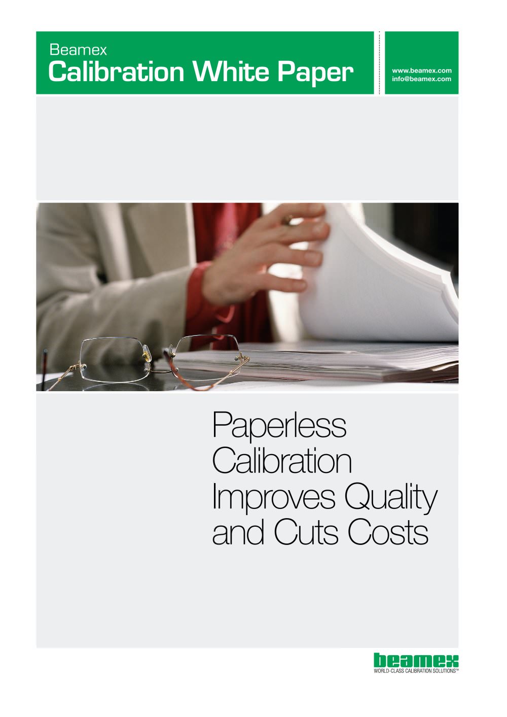 White Paper- Paperless Calibration Improves Quality and Cuts Costs - Beamex