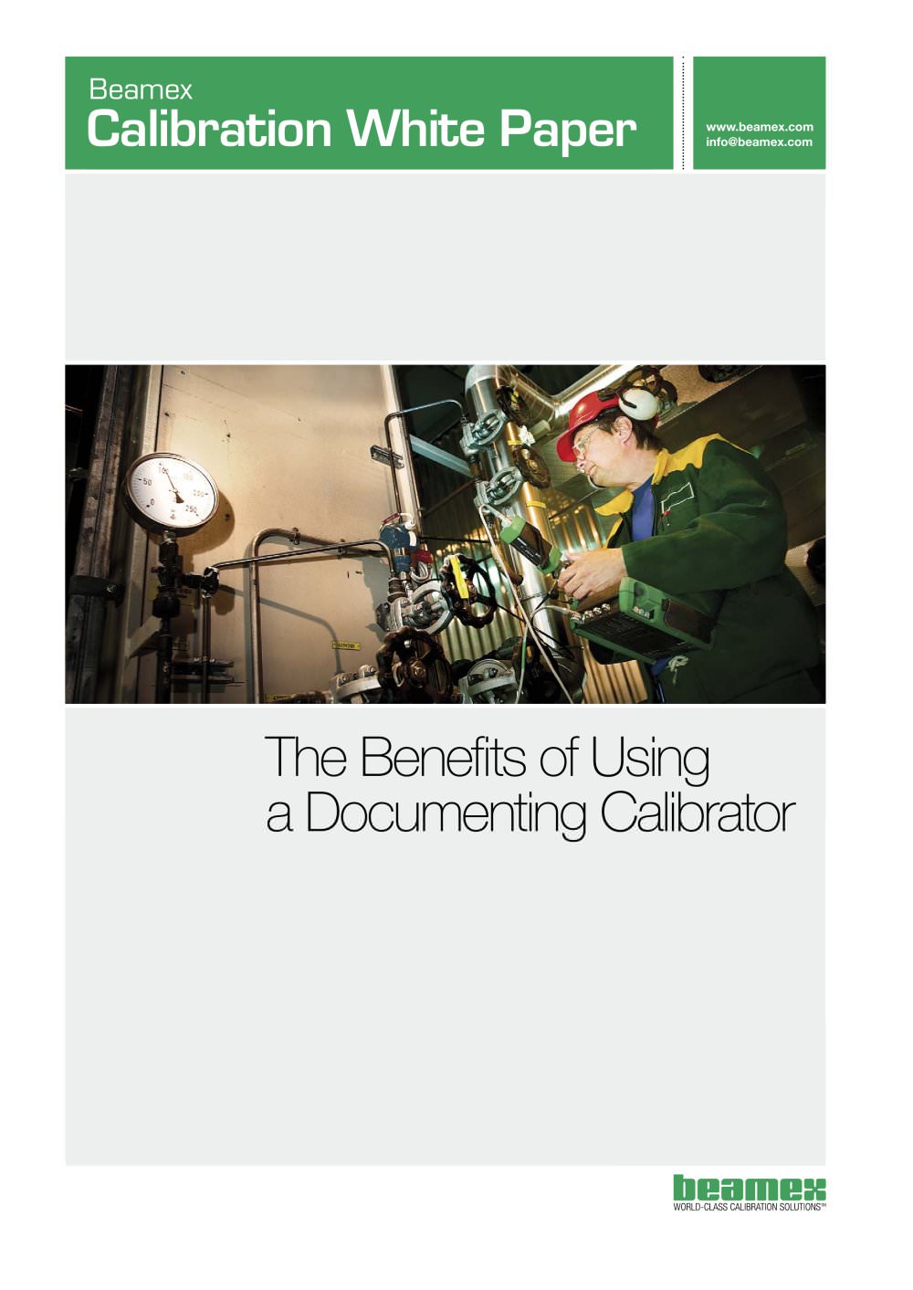 White Paper- The Benefits of Using a Documenting Calibrator - Beamex
