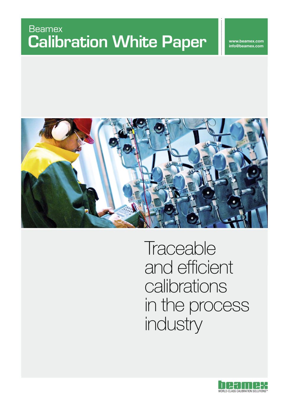 White Paper- Traceable and Efficient Calibrations in the Process Industry - Beamex