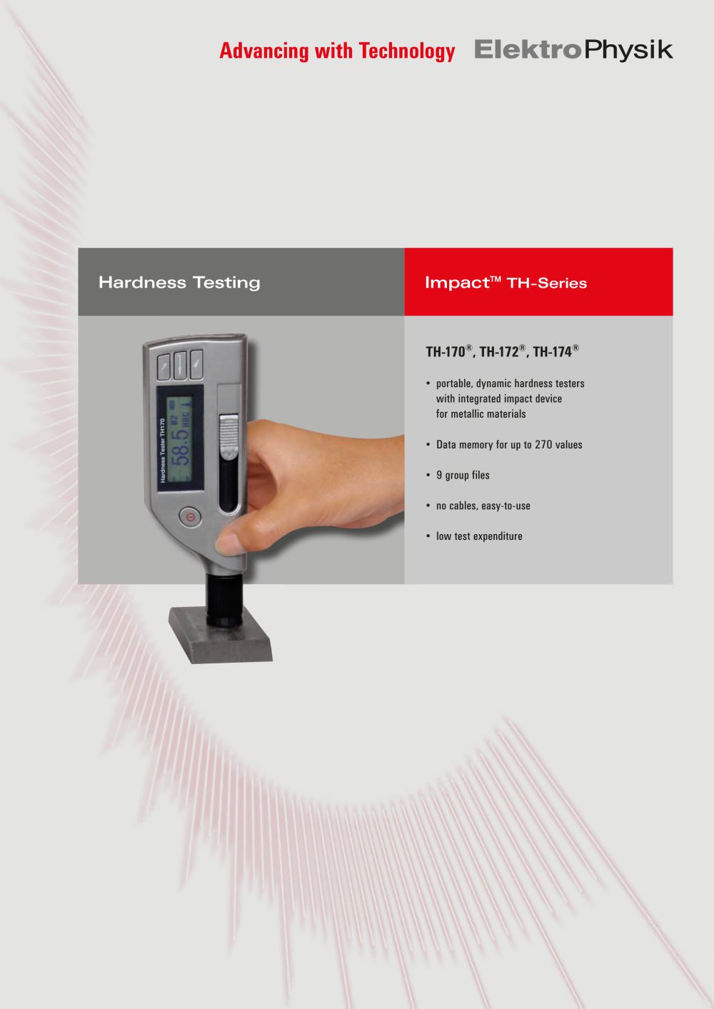 Impact - portable hardness tester - ElektroPhysik Dr. Steingroever GmbH & Co. KG