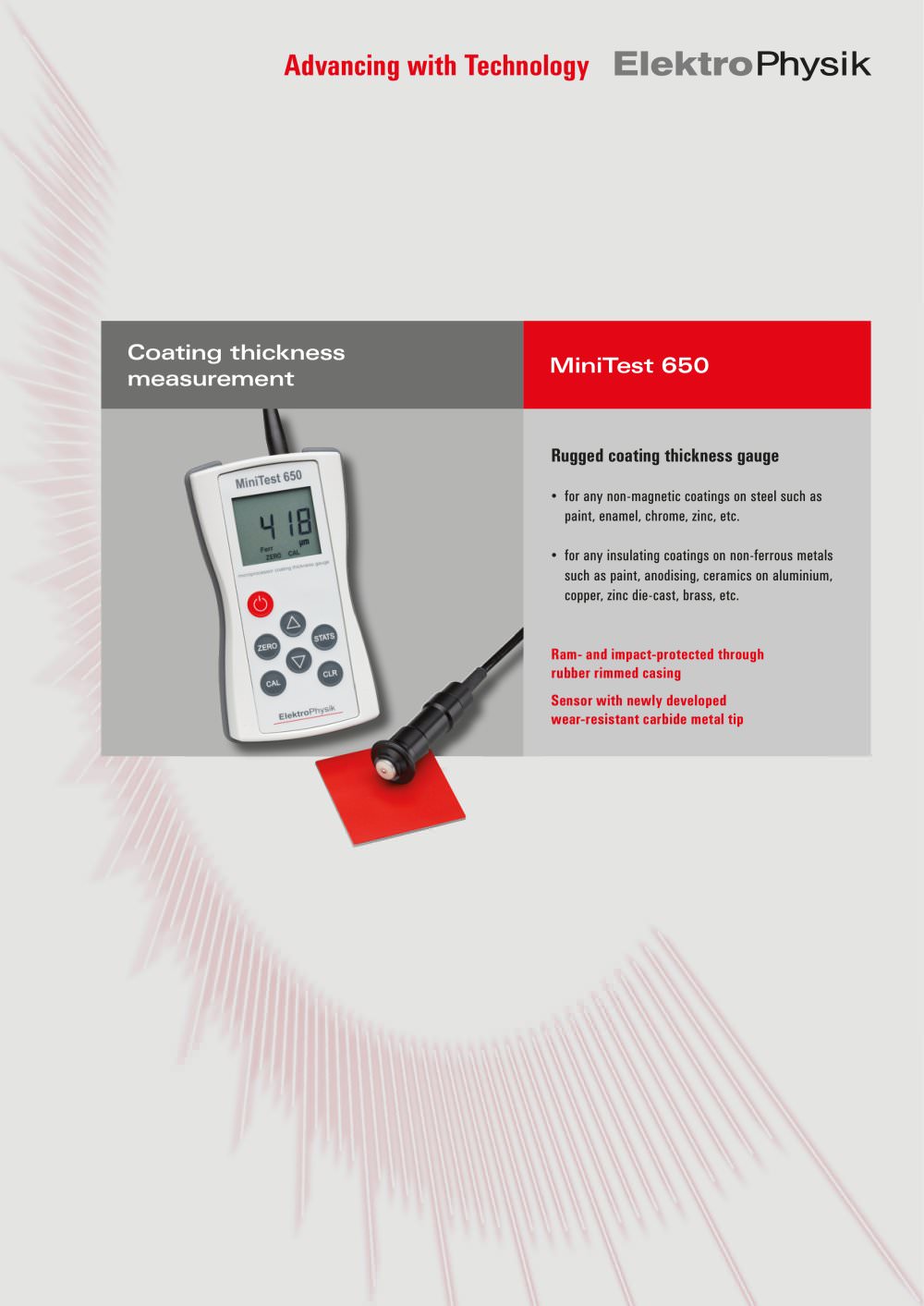 MiniTest 650 - ElektroPhysik Dr. Steingroever GmbH & Co. KG