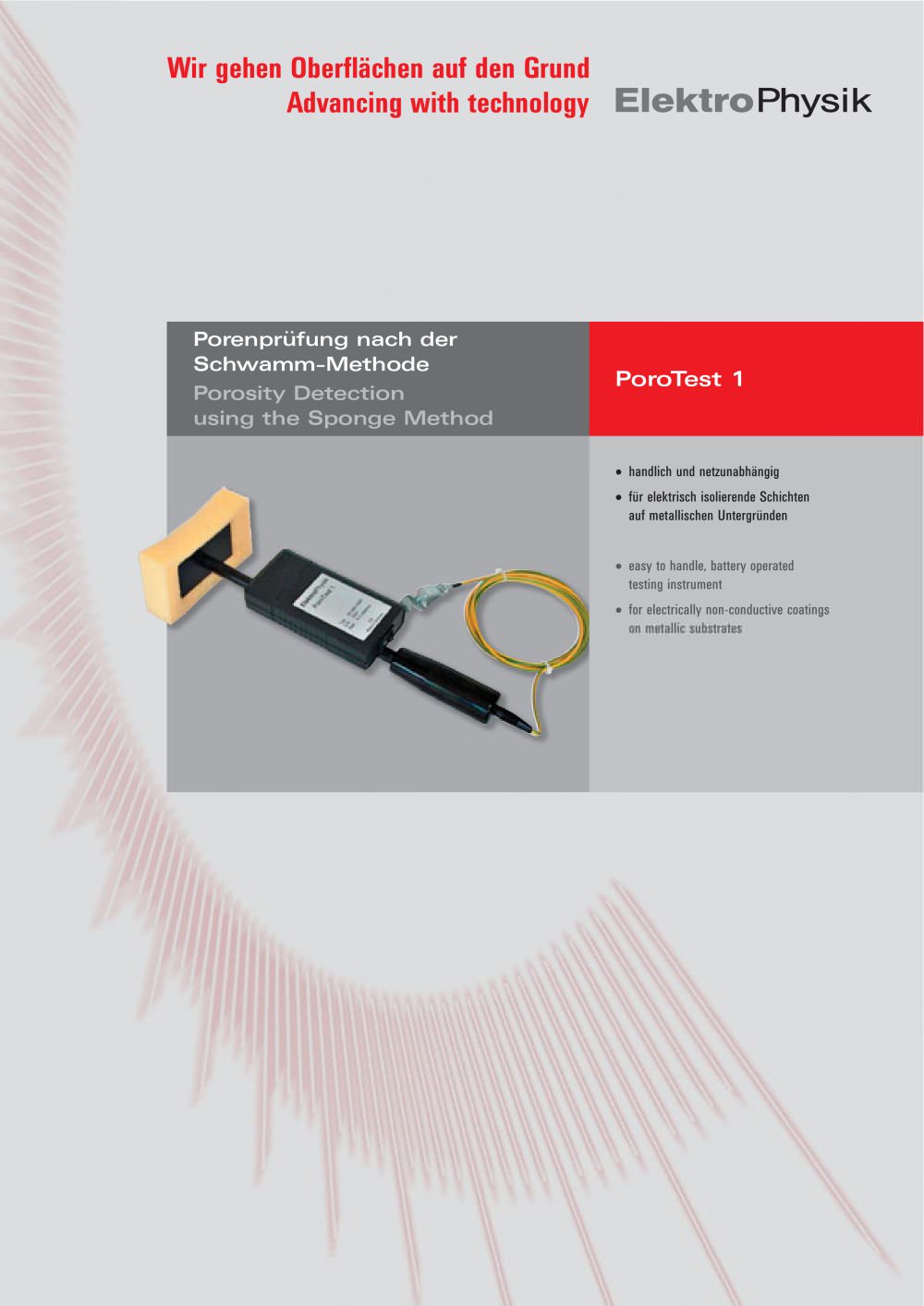 PoroTest 1 - ElektroPhysik Dr. Steingroever GmbH & Co. KG