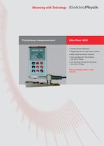 Thickness measurement MiniTest 406