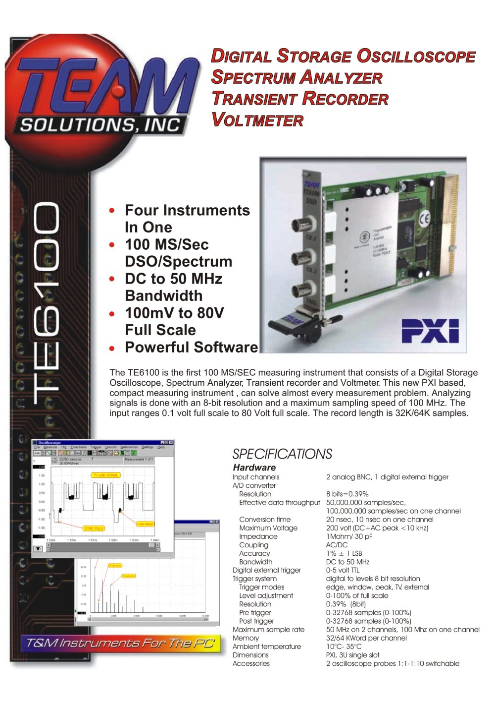 TE6100 - TiePie engineering