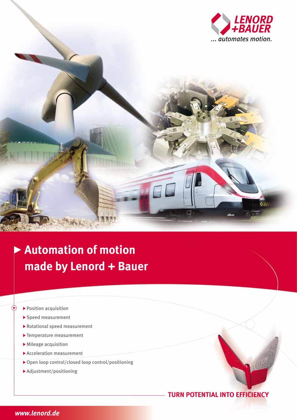 Automation of motion made by Lenord + Bauer - LENORD + BAUER