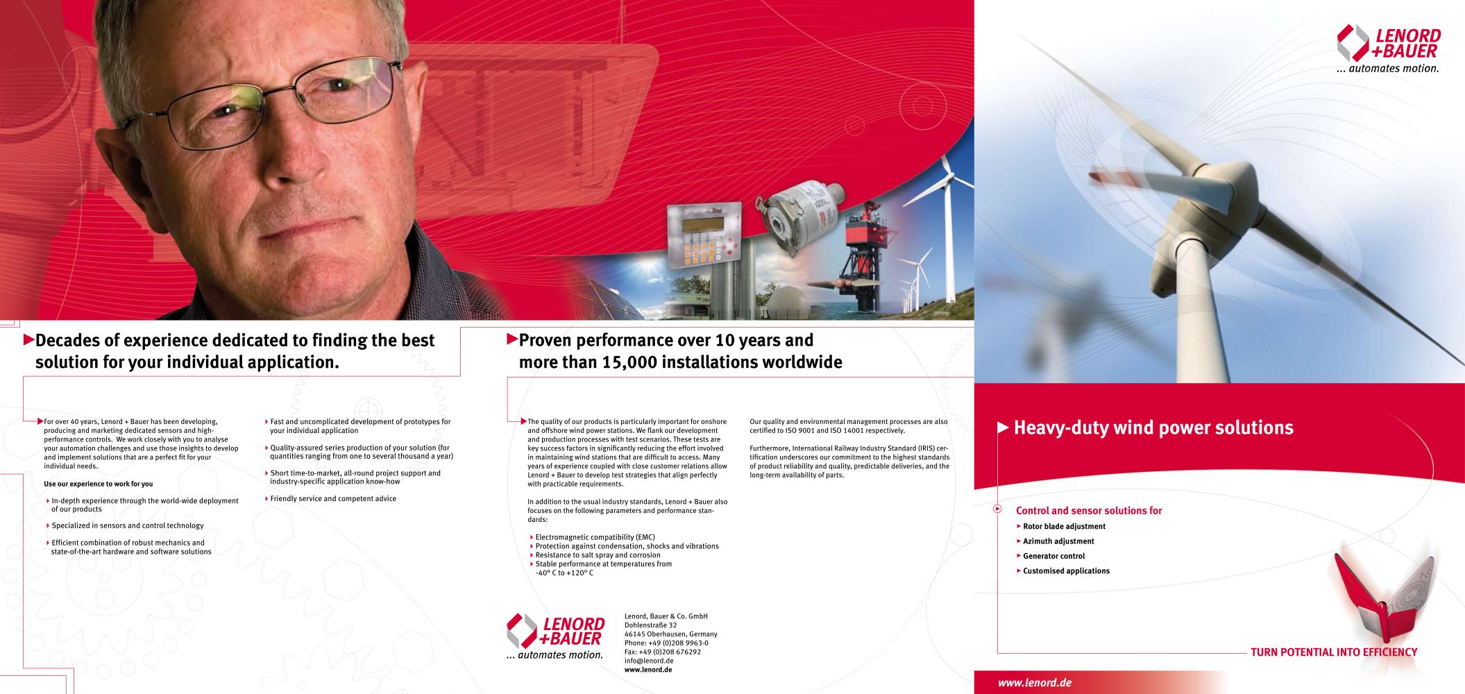 Wind Power - LENORD + BAUER