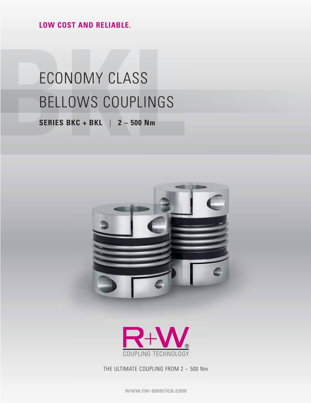 Bellows Couplings BKL/BKC - R + W Coupling Technology