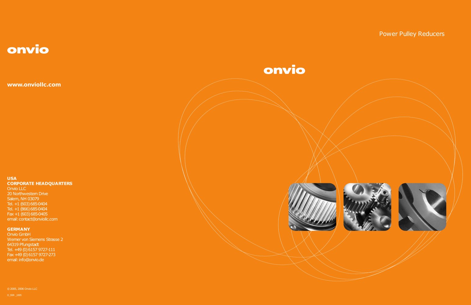 Onvio Power Pulley Reducer Catalog - ONVIO