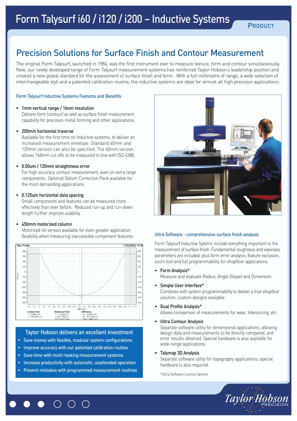 Form Talysurf i60 / i120 / i200 � Inductive Systems - TAYLOR HOBSON