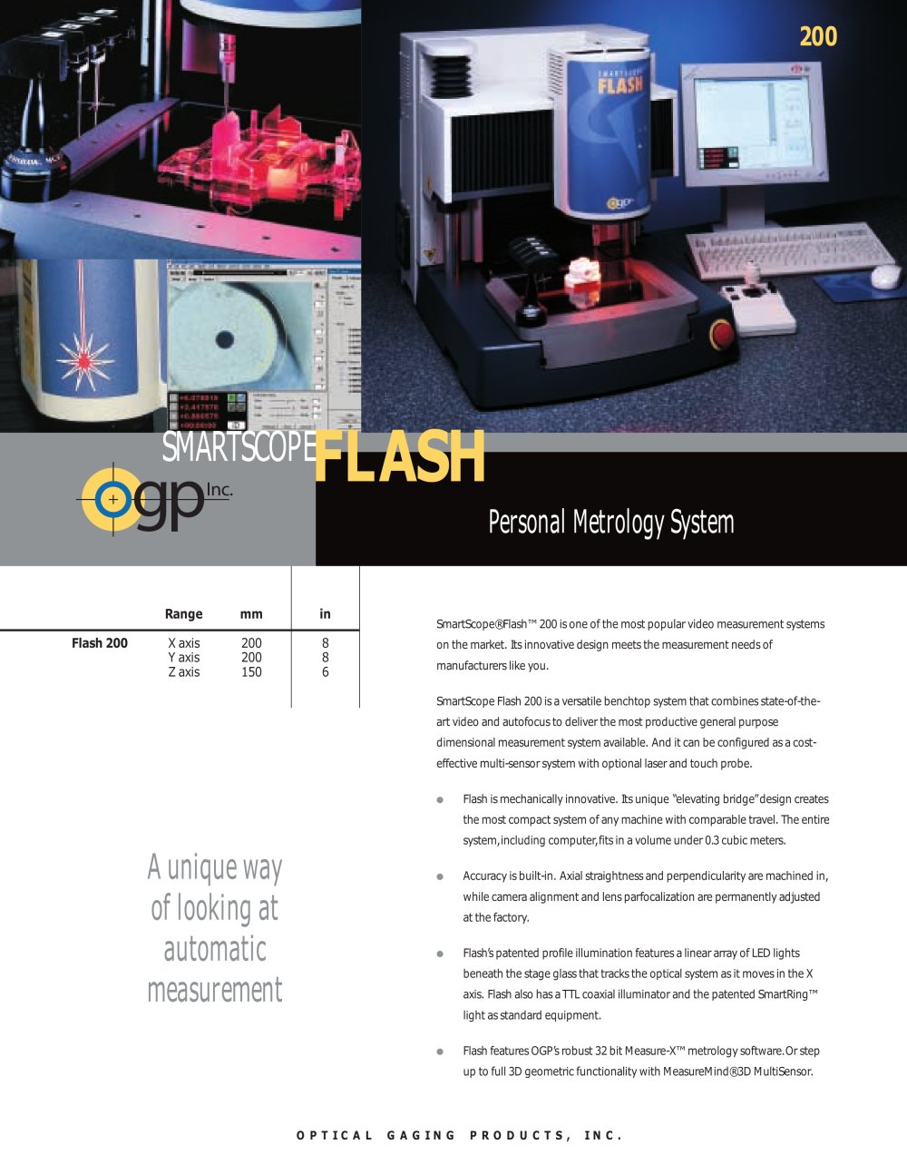 Smartscope Flash 200 - Optical Gaging Products