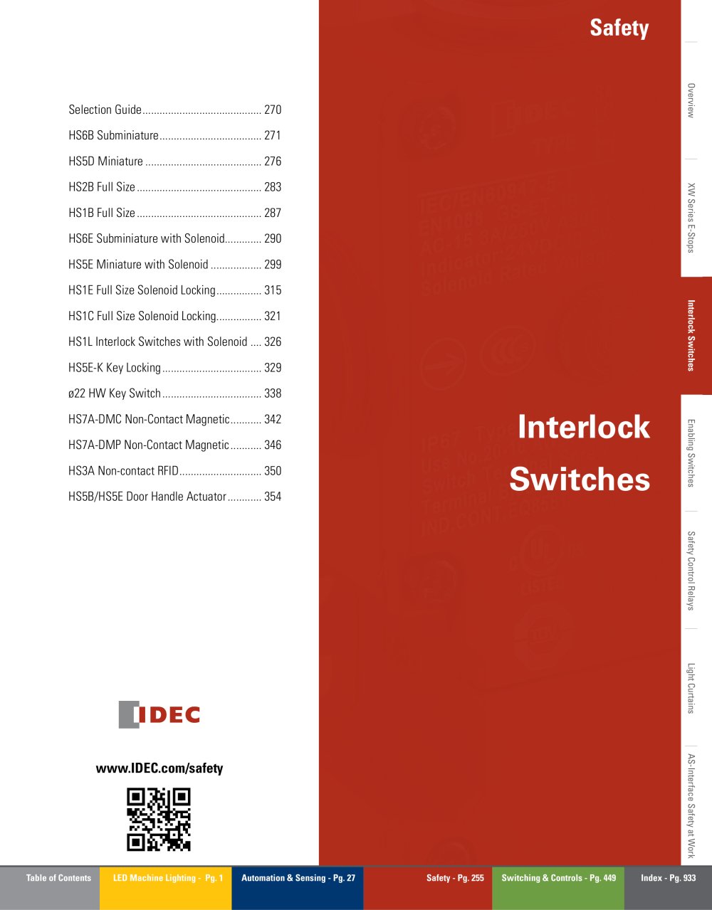 Complete Door Interlock Switches Catalog - IDEC
