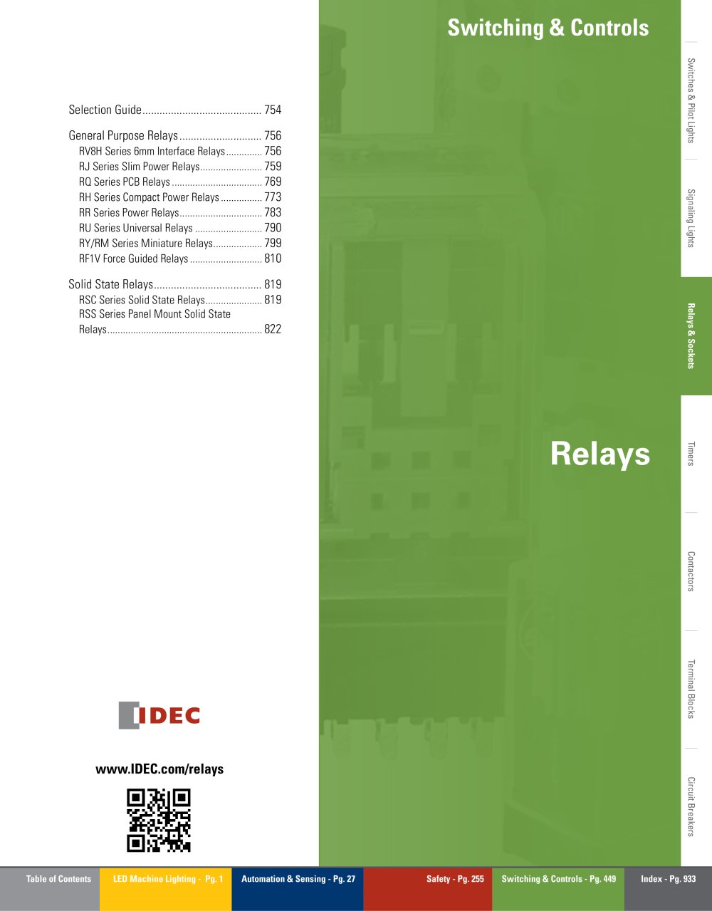 Complete Relay & Socket Catalog - IDEC