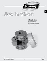 Jaw In-Shear Couplings