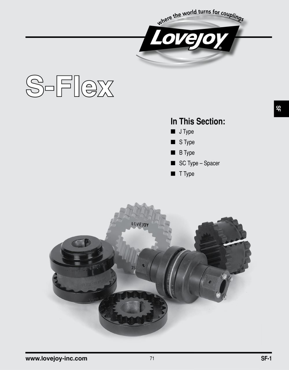 S-Flex Couplings - Lovejoy
