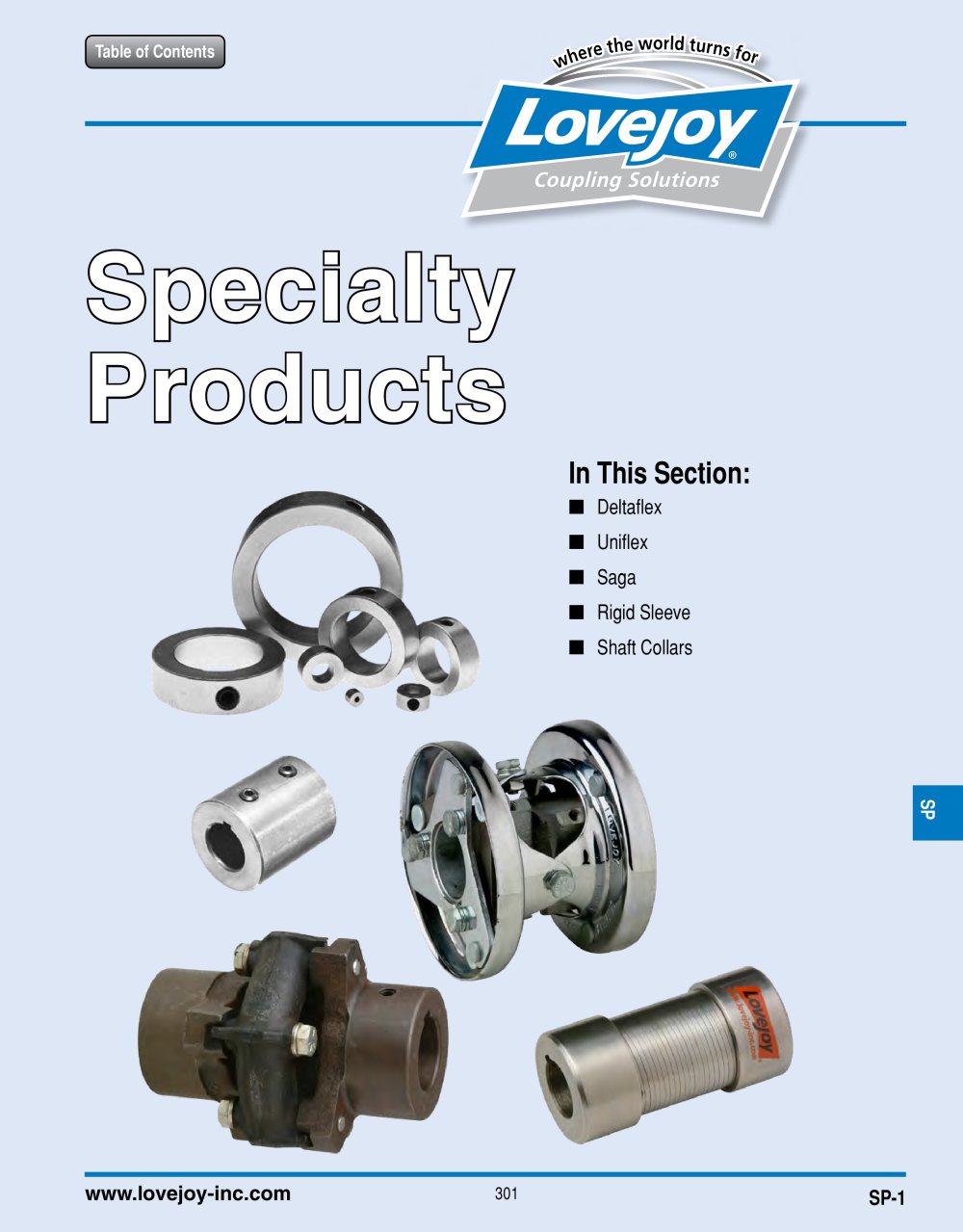 Specialty Couplings - Lovejoy