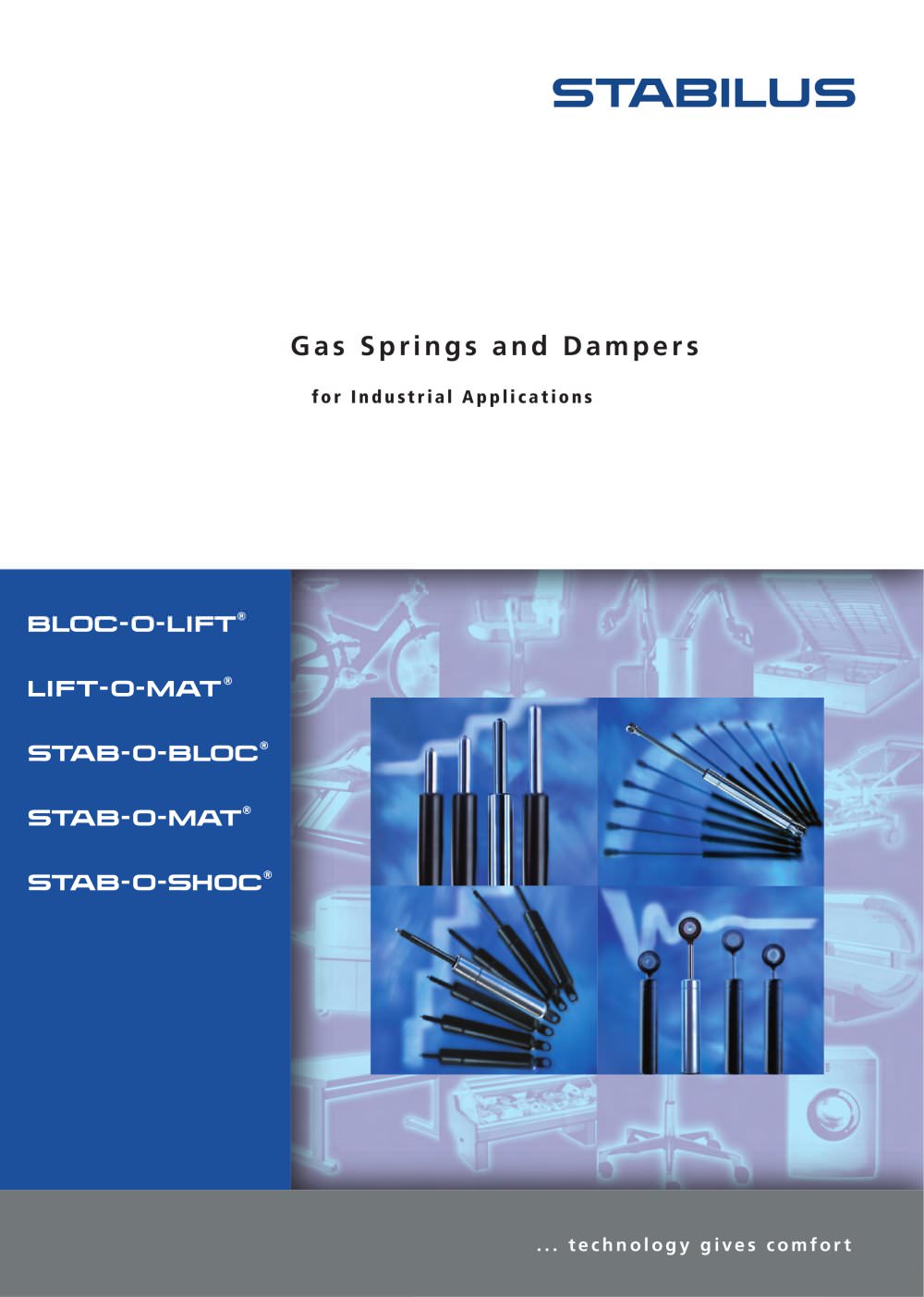 gas springs and dampers for industrial applications - STABILUS