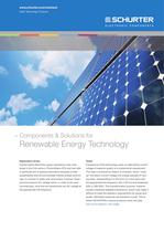 Compontents & Solutions for Renewable Energy Technology