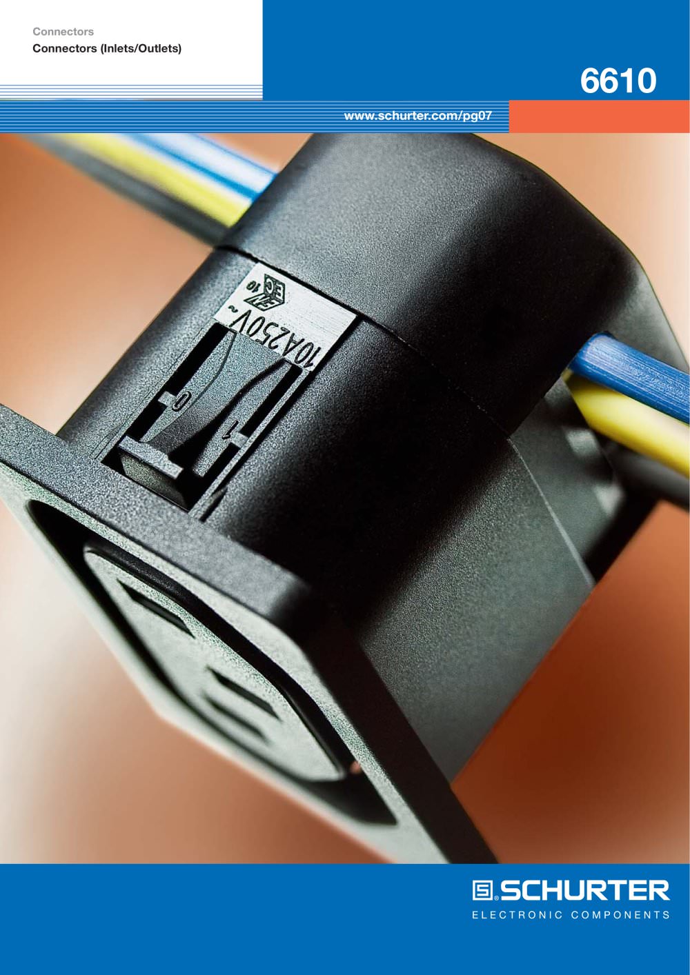 Flyer SCHURTER 6610 � Appliance outlet with IDC terminals - SCHURTER