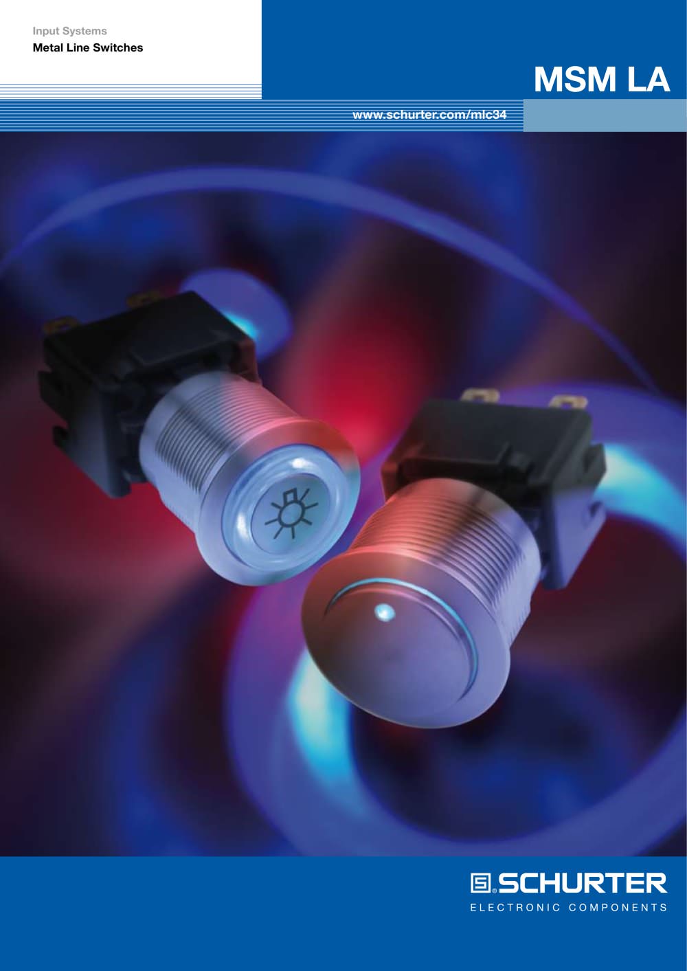 SCHURTER Flyer - Latching Action Switch MSM LA - SCHURTER