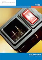 SCHURTER Flyer - Power Entry Module 6136 with Circuit Breaker