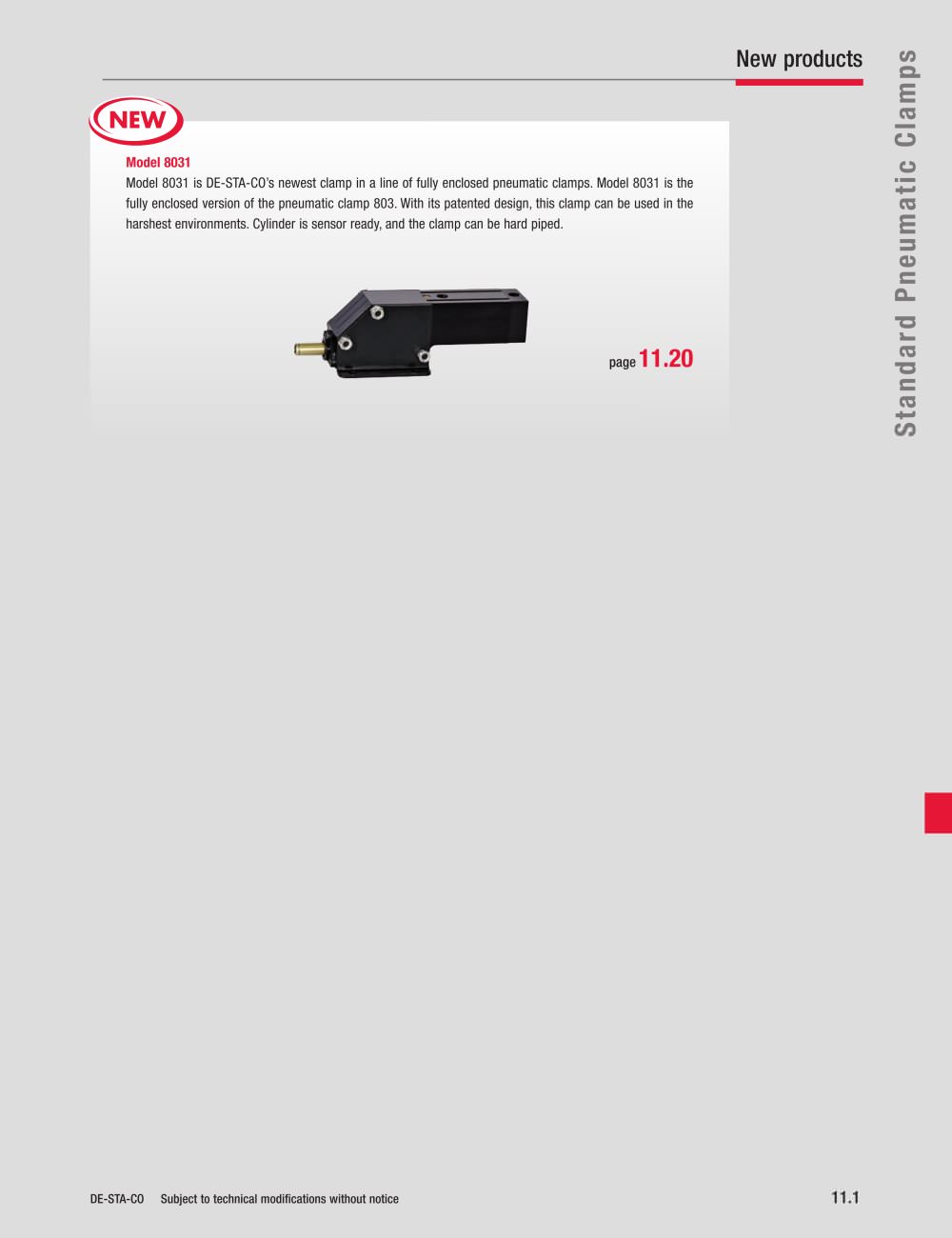 Standard Power Clamps Catalog - DE-STA-CO