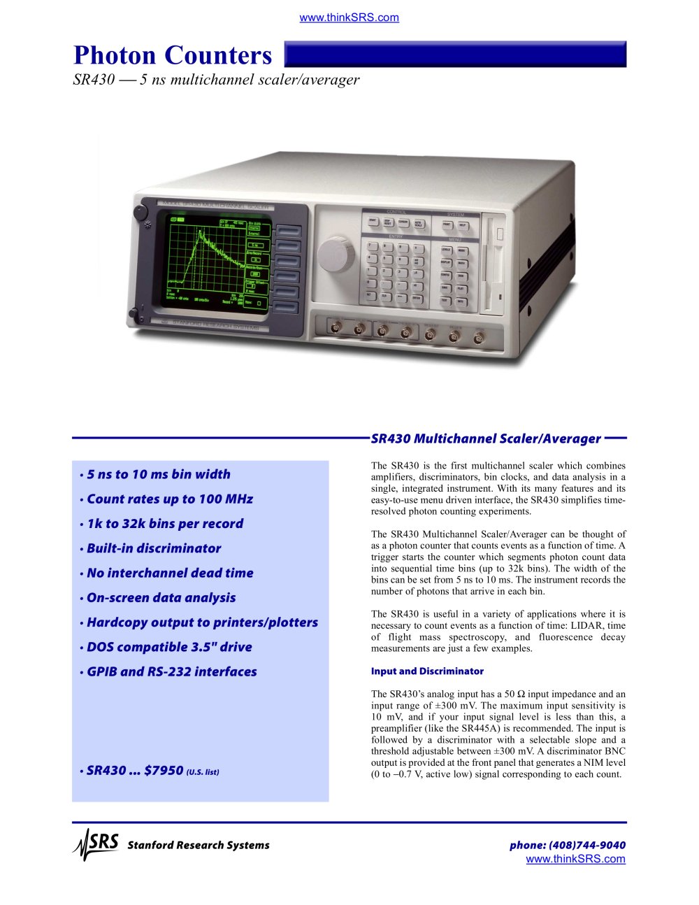 Stanford Research Systems - 42236, 100866