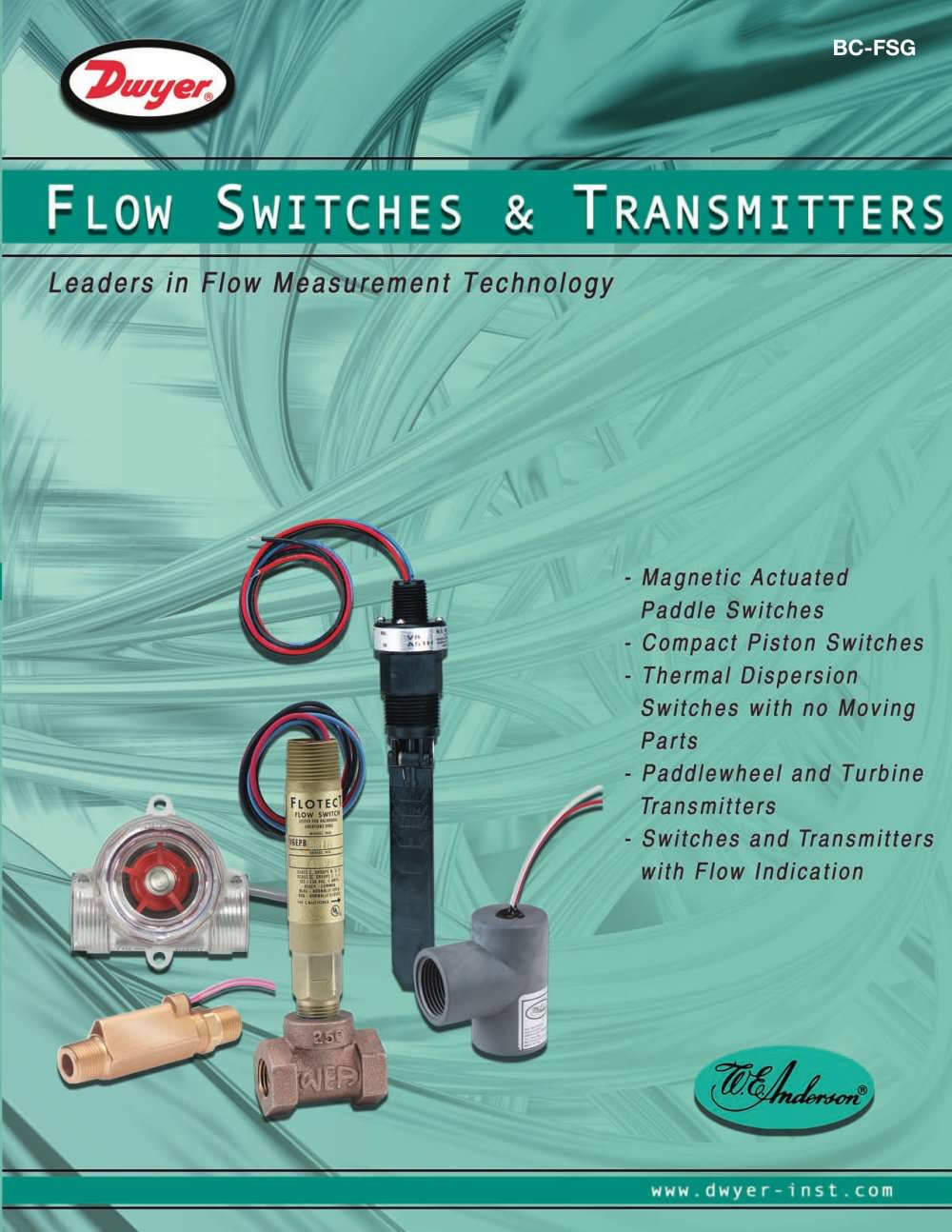 Flow Switches & Transmitters Selection Guide - DWYER