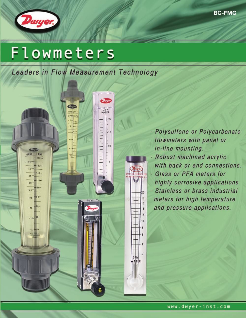 Flowmeters Selection Guide (BC-FMG) - DWYER