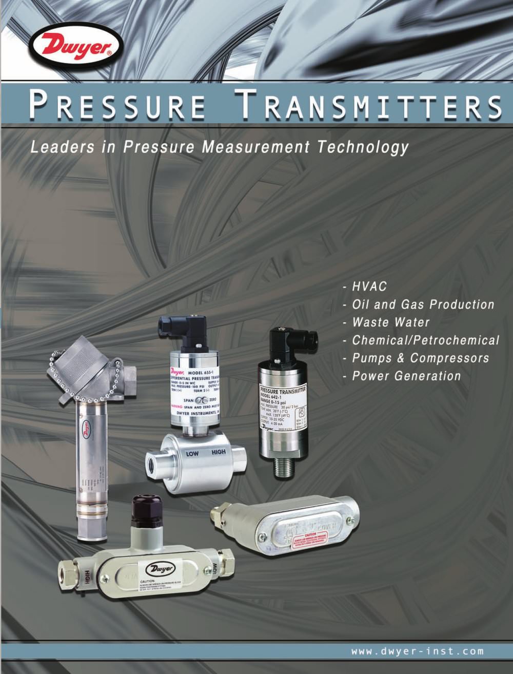 Pressure Transmitters Selection Guide - DWYER