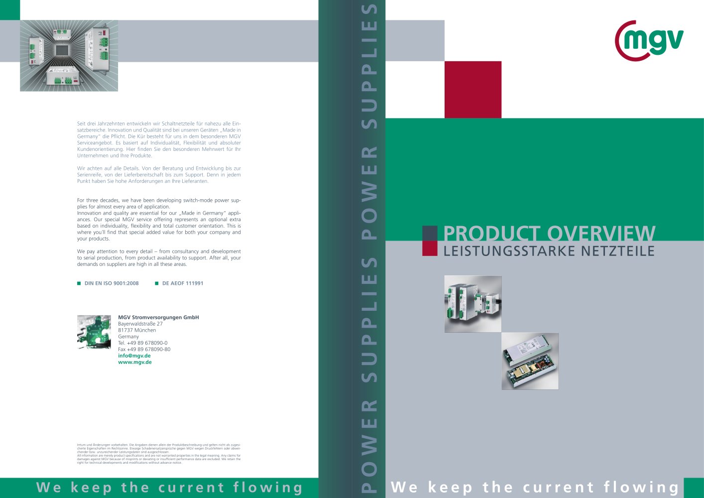 Productoverview - MGV