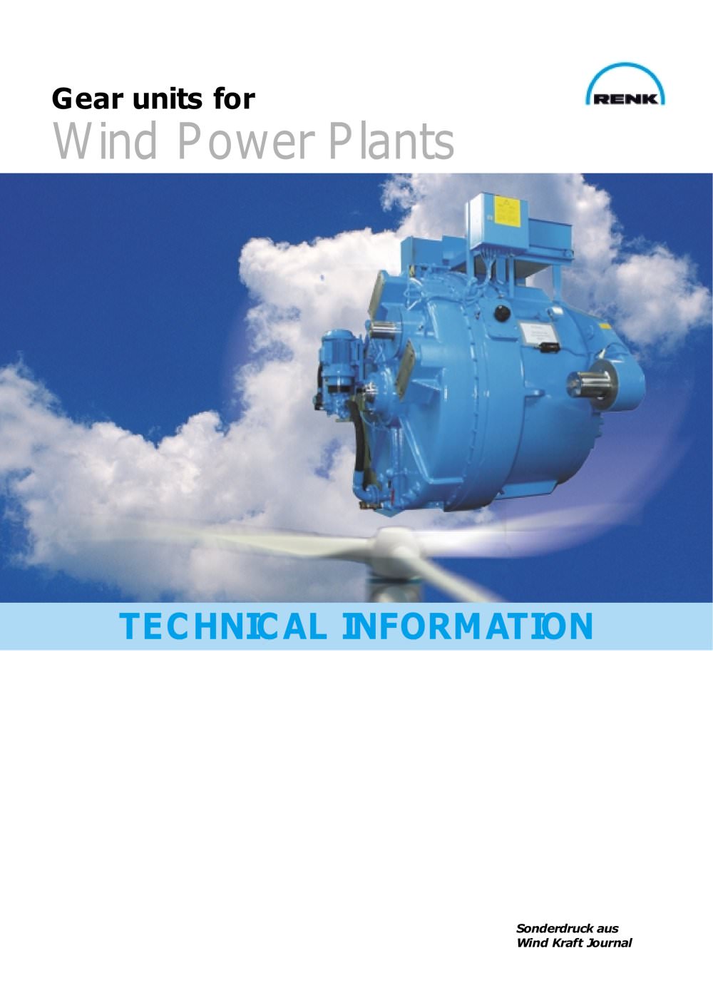 Gear Units for Wind Power Plants - RENK