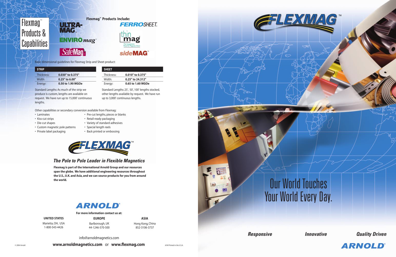 Flexmag, Products & Capabilities - Arnold Magnetic Technologies