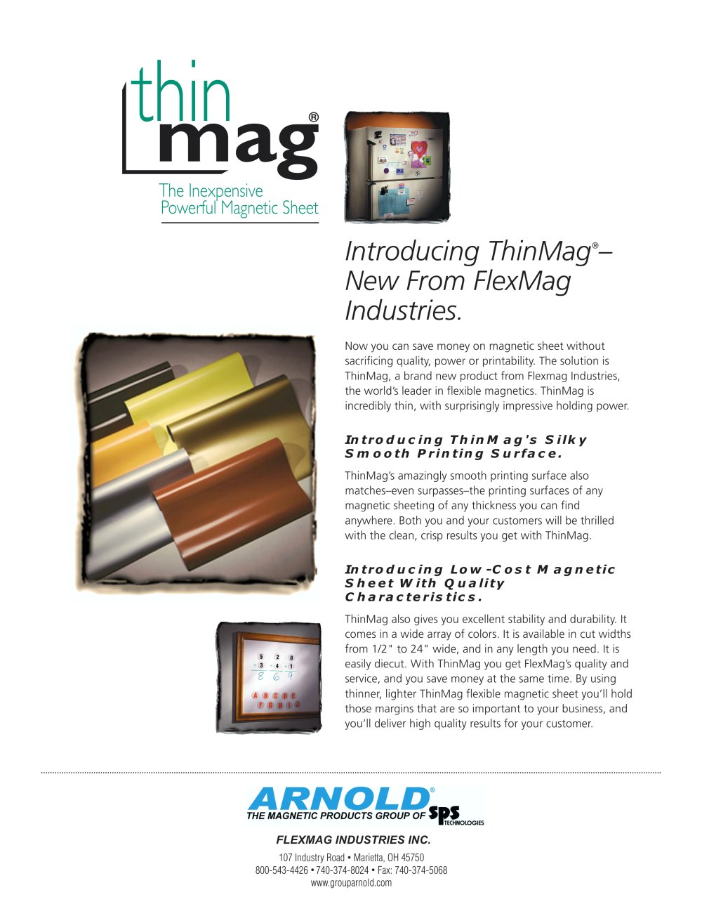THINMAG Catalog - Arnold Magnetic Technologies