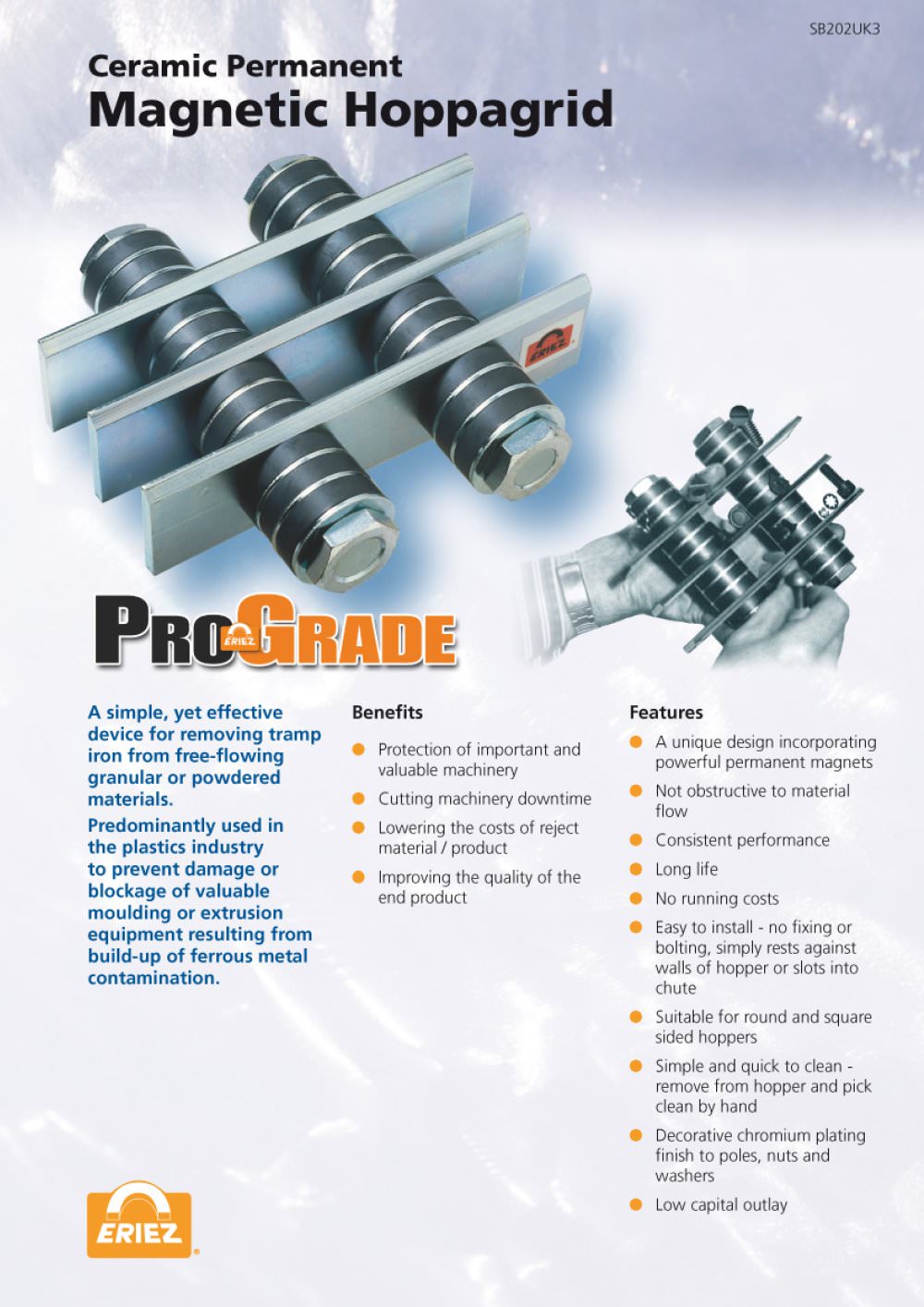 ProgGrade Hoppagrid - Eriez Magnetics Europe Limited