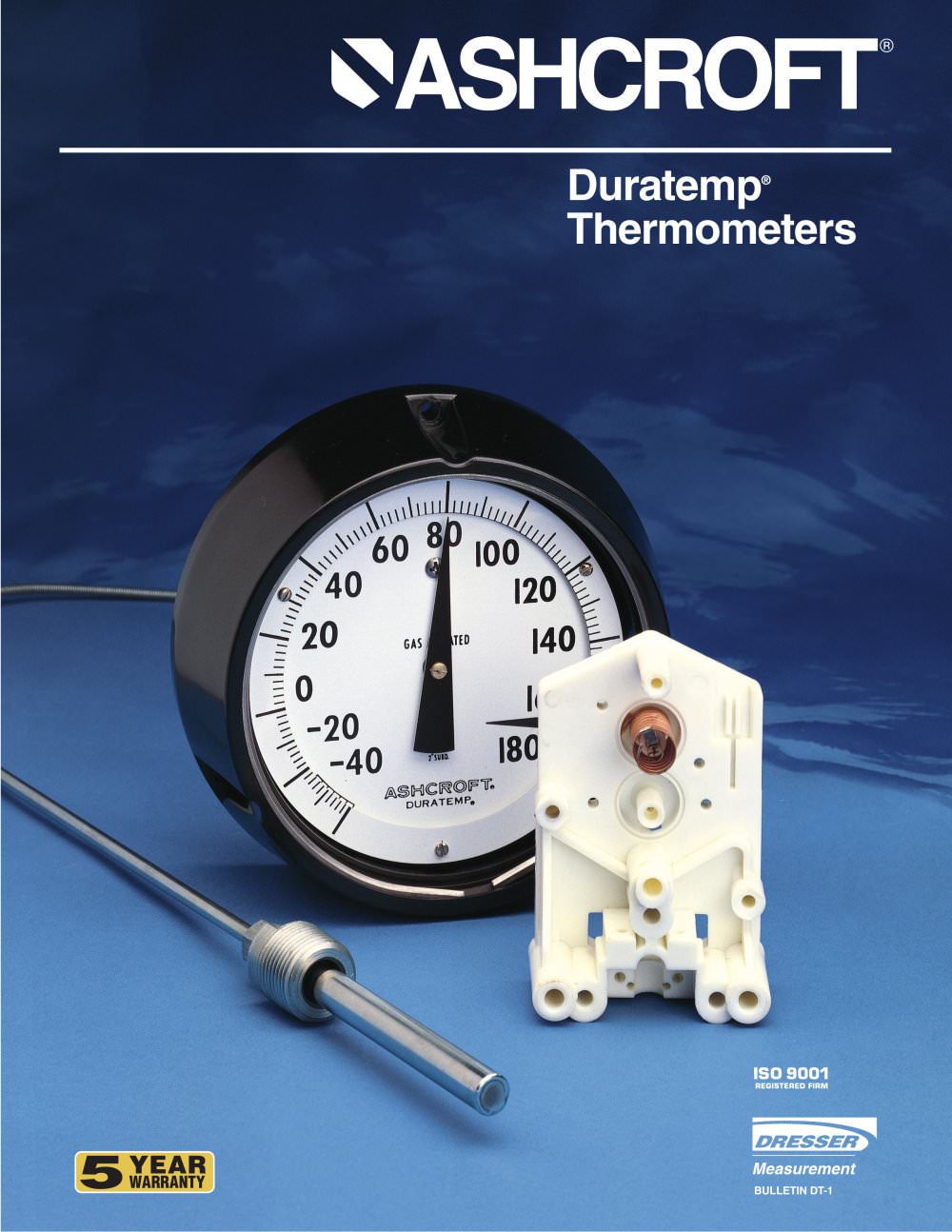 Gas-Actuated Thermometers - Series 600A-01 - ASHCROFT