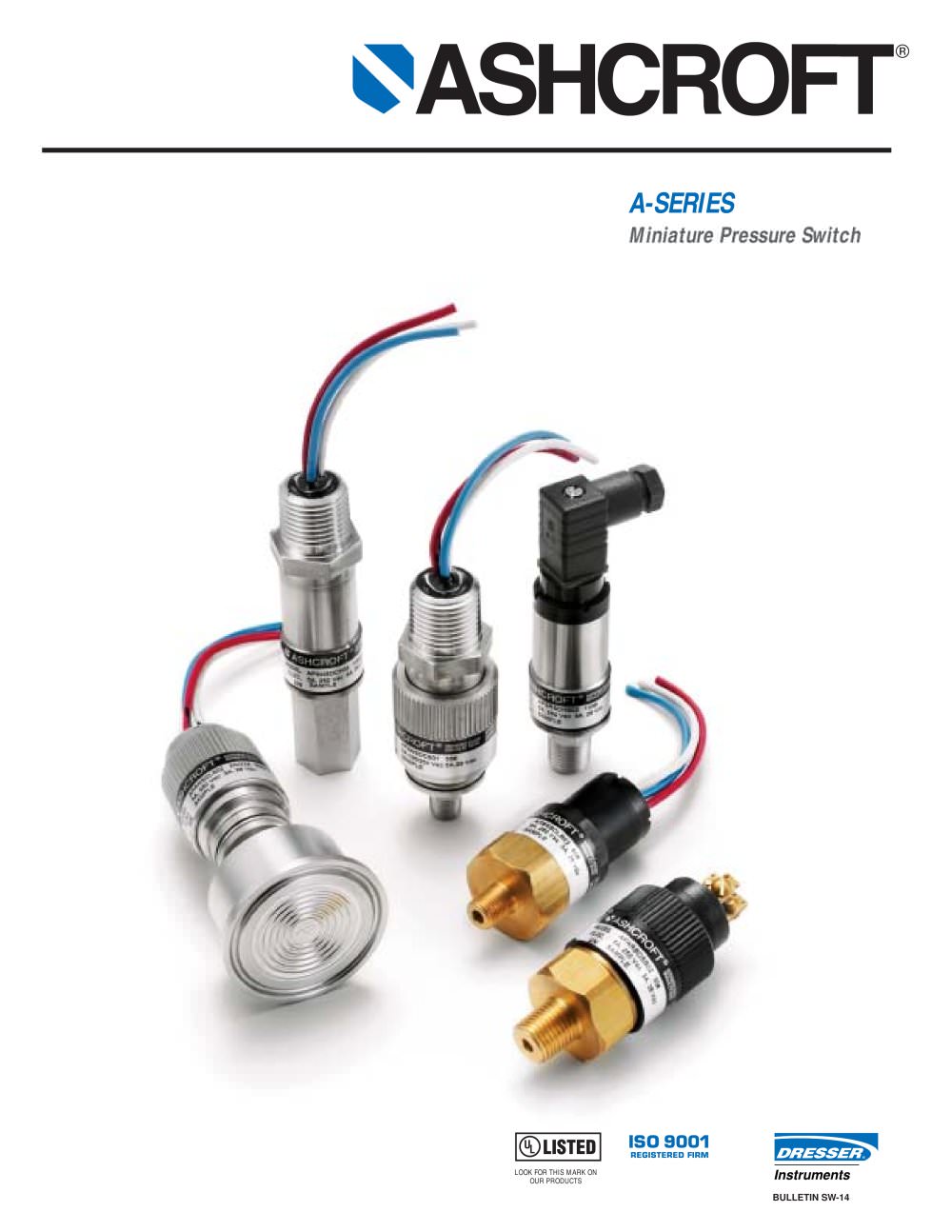 Pressure Switches - Type A-Series - ASHCROFT