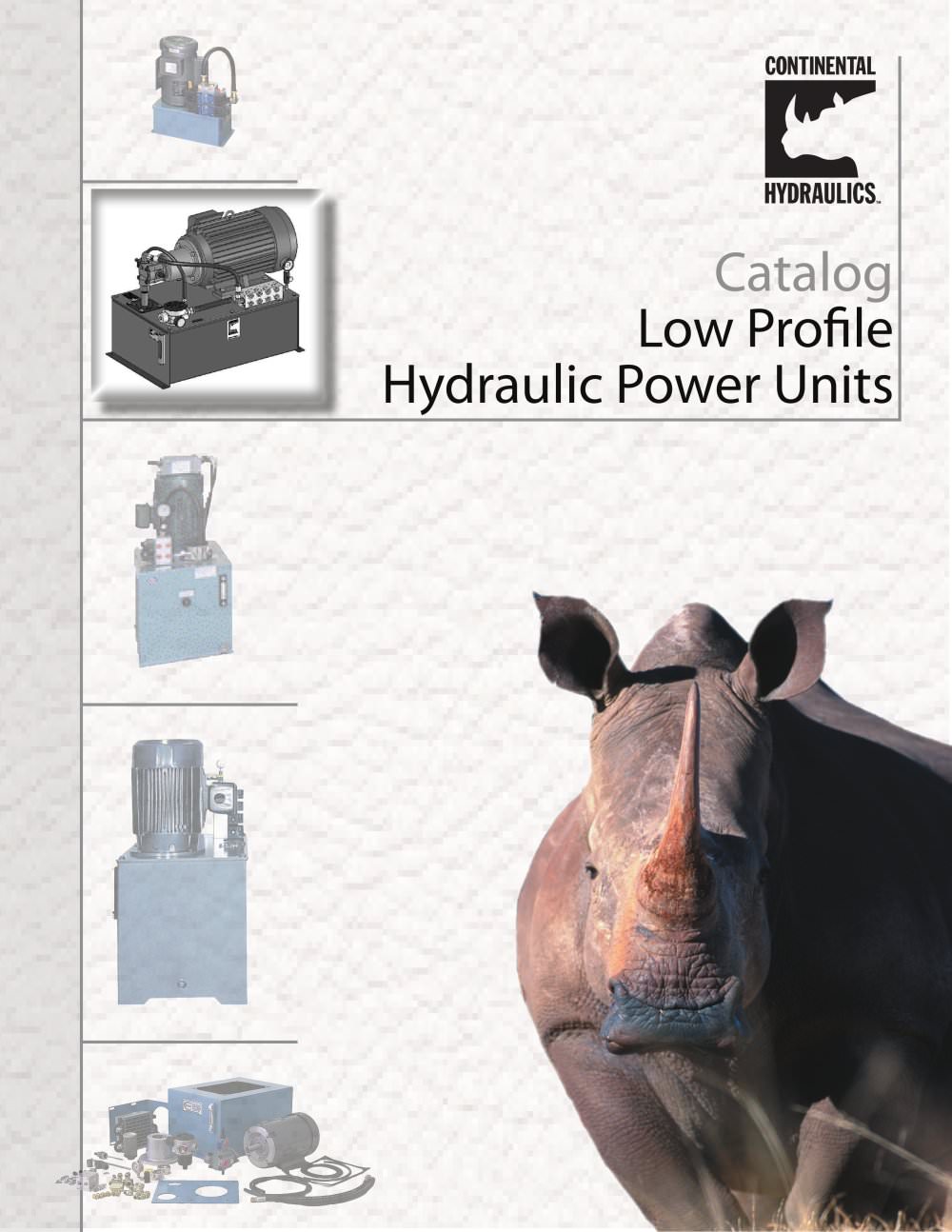 Low Profile Hydraulic Power Units - CONTINENTAL HYDRAULICS