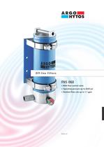 Off-line Filters 1.1 gpm, up to 4640 psi, In-line mounting, FNS 060