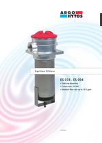 Suction filters up to 18.5 gpm, Tank top mounting, ES 074/ES 094