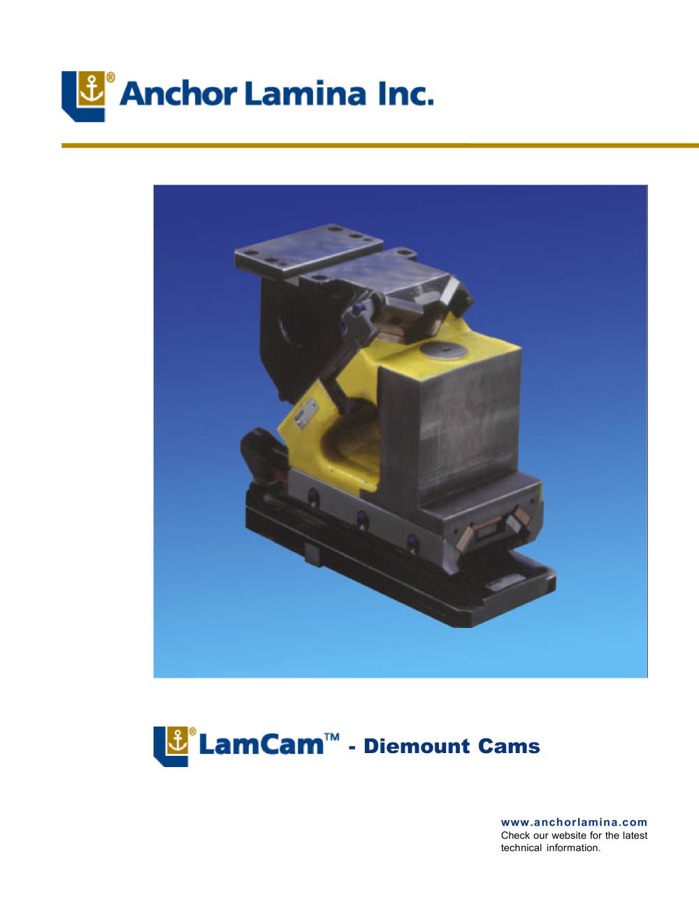 LamCam� Diemount Cams - ANCHOR LAMINA