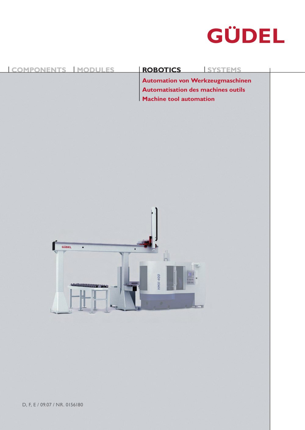 Brochure: Machine tool automation - G&uuml;del