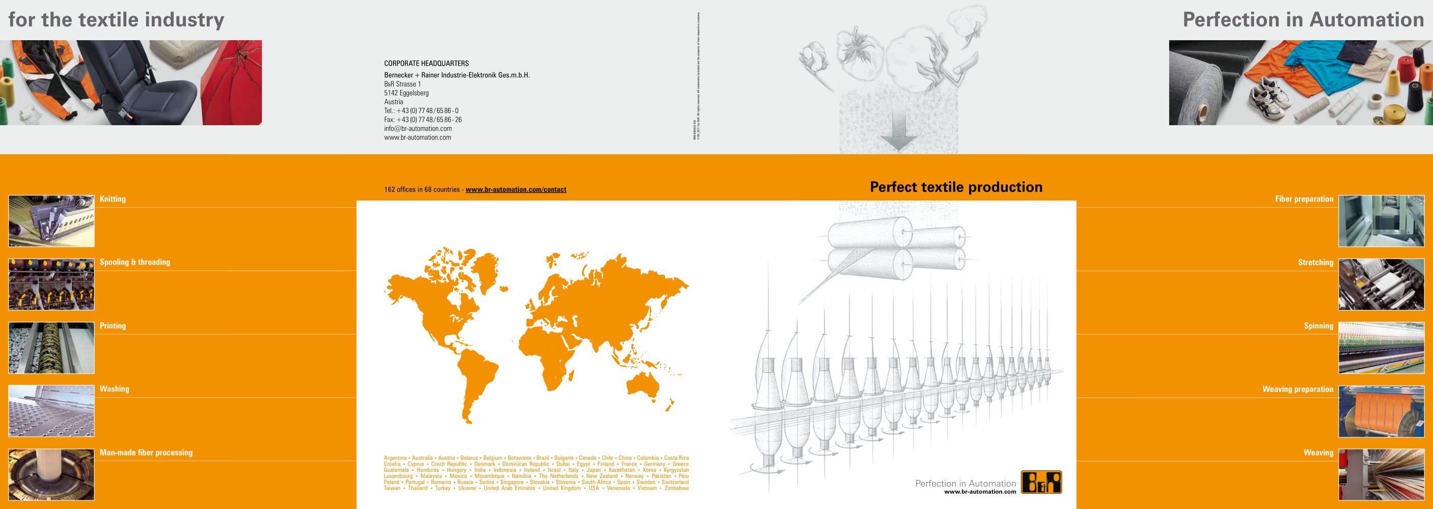 Perfect textile production - B&R Industrie-Elektronik