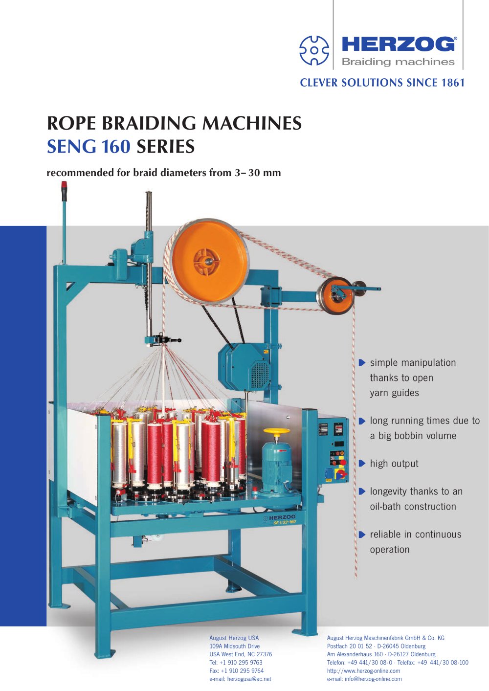 Rope braiding machine type seng 1/32 160 august herzog ... Ikea altanklapbord