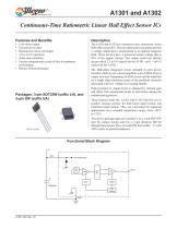 A1301 and A1302: Continuous-Time Ratiometric Linear Hall Effect Sensor ICs 