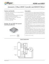 A3930 and A3931: Automotive 3-Phase BLDC Controller and MOSFET Driver